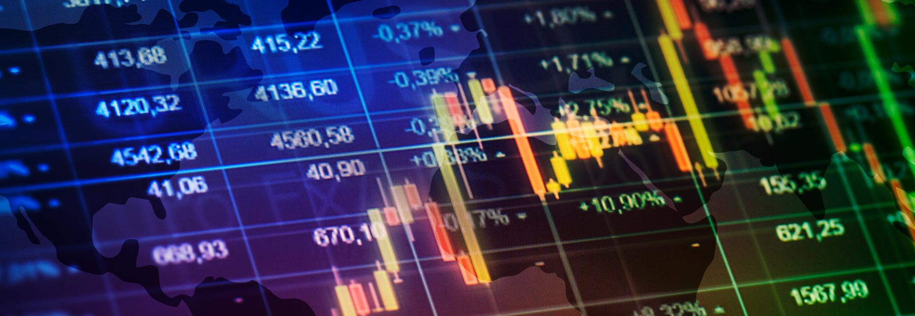 Overlay of stocks and graphs