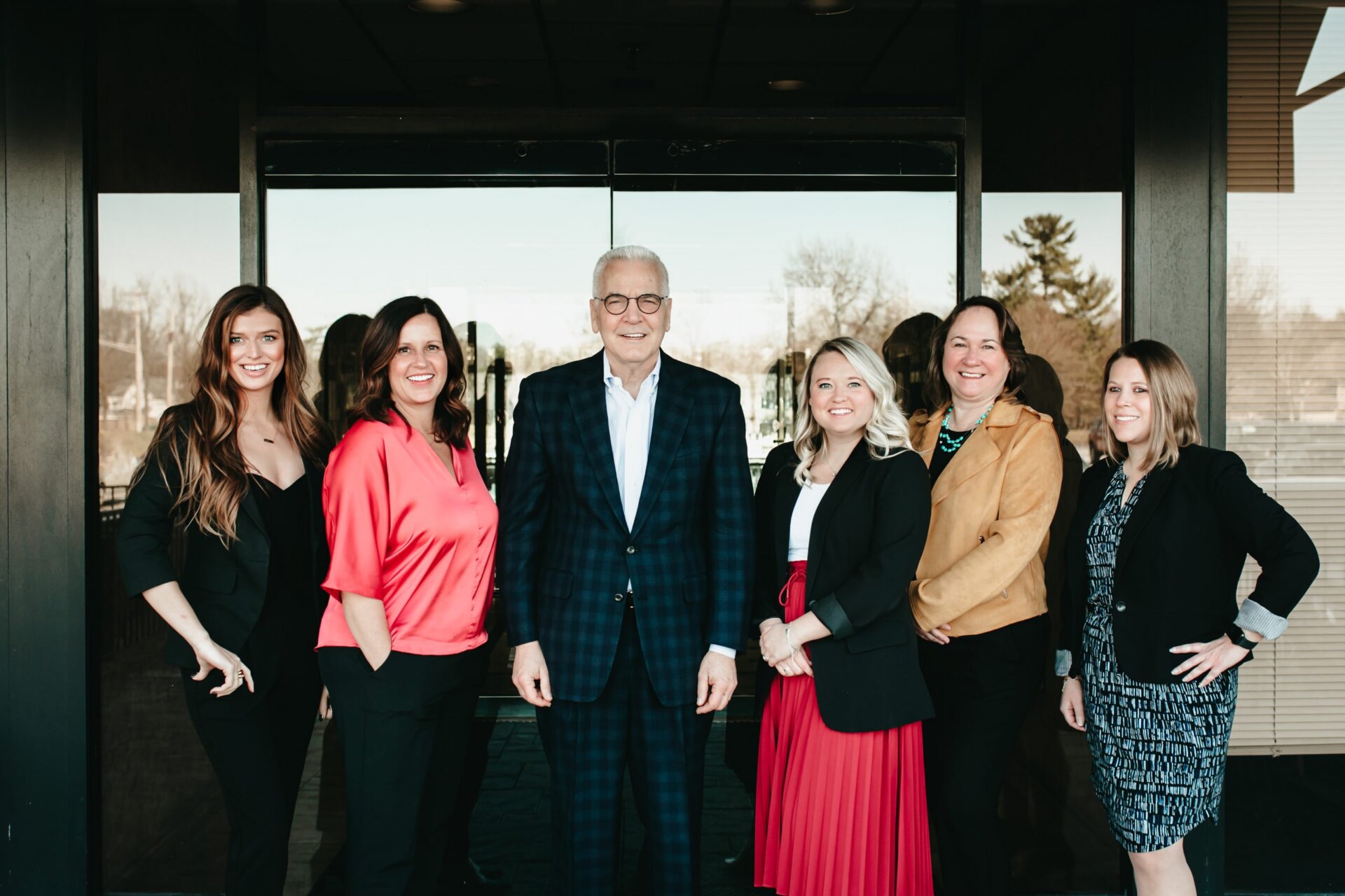 Group photo Hamilton Capital employees who are Core Value Award Winners