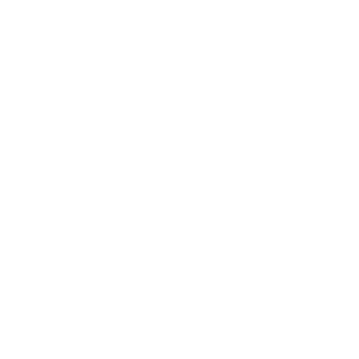 White allocation graph icon